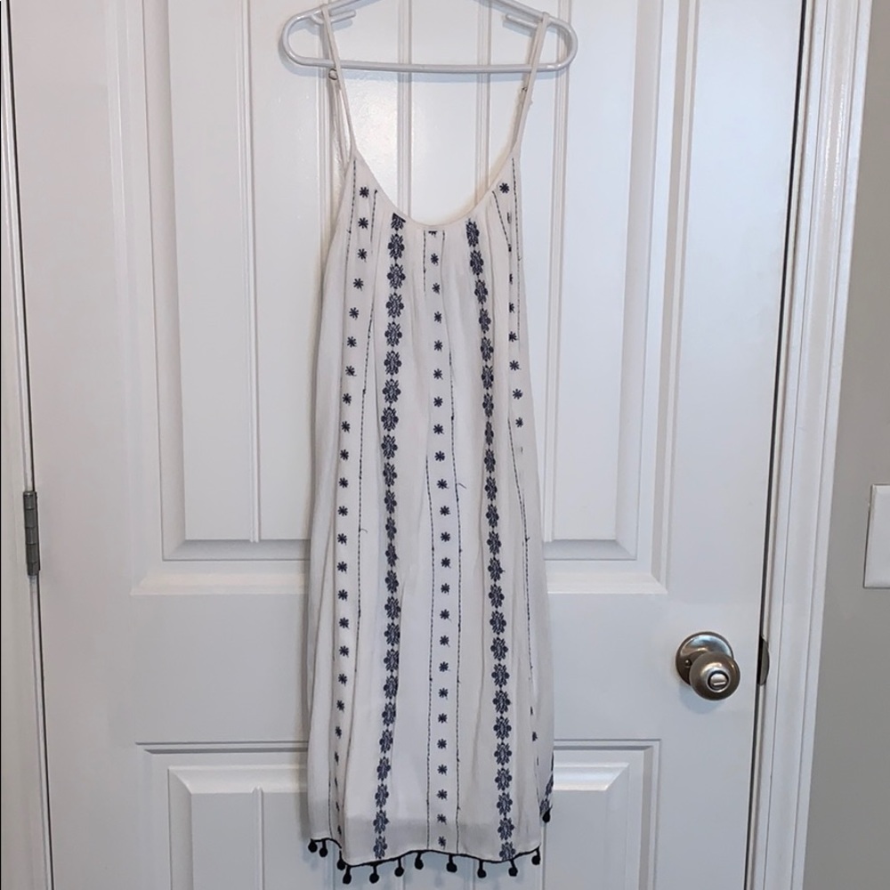 Blue & White Dress